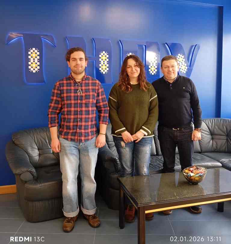 Еміль Бонк на зустрічі з ректором Богданом Буяком.